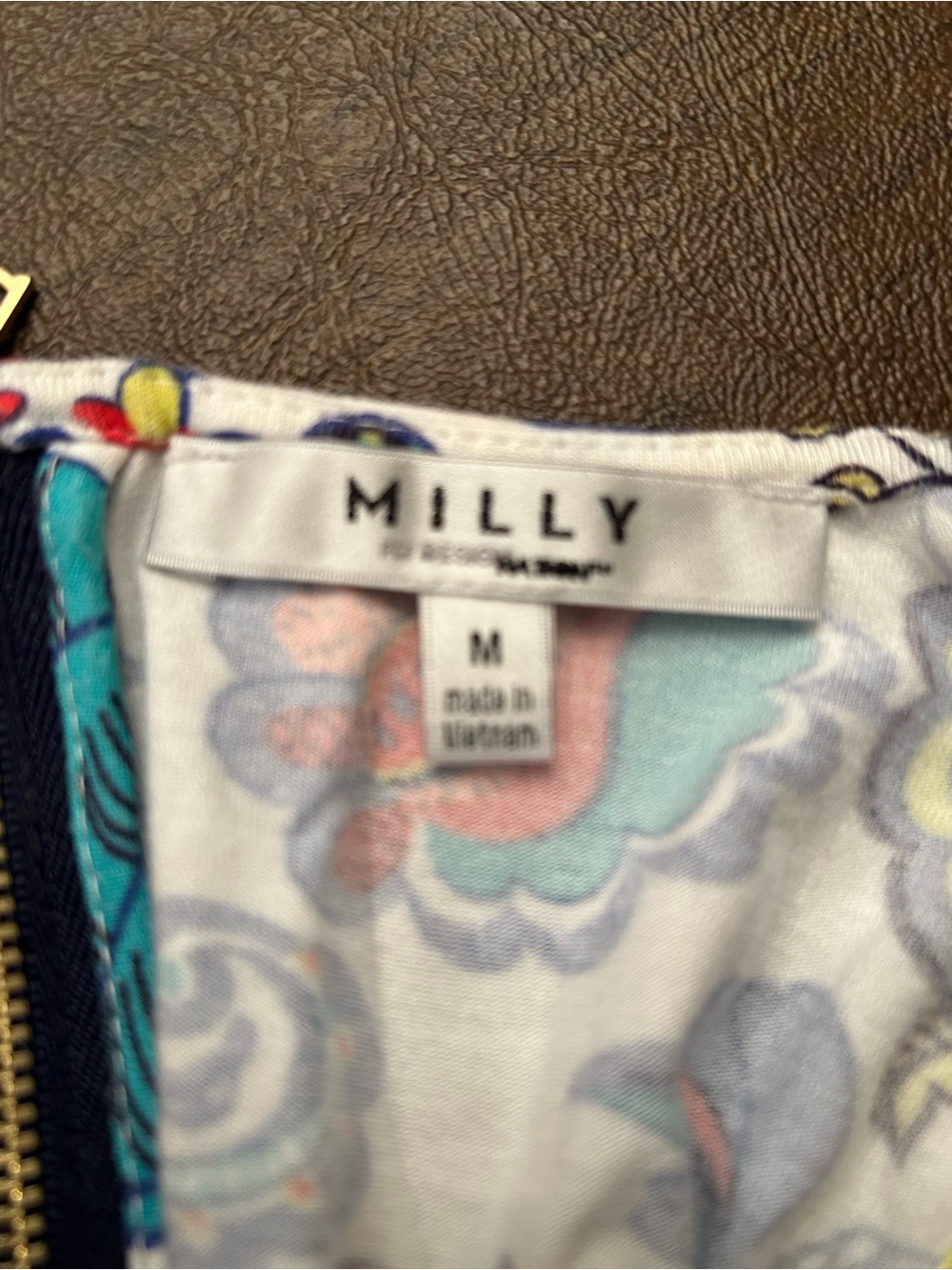 Milly White V-Neck Maxi Dress with Multicolor Floral Print - Picture 8 of 12